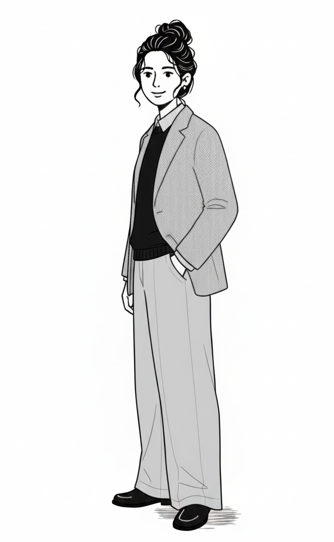 クラシックなフレンチメンズスタイル